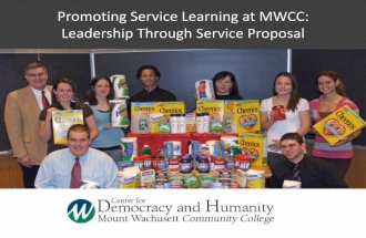 Service Learning at MWCC