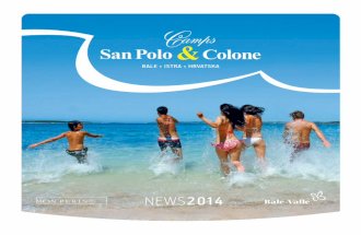 Novosti iz kampa San Polo in Colone - katalog 2014