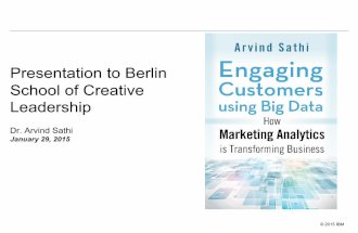 Engaging Customers using Big Data - presentation to Berlin School of Creative Leadership