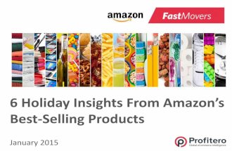Profitero - 6 Holiday Insights From Amazon's Best-Selling Products