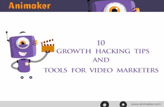 10 growth hacking tips and tools for Video Marketing