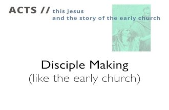 Disciple making