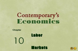 Econ Ch10 Labor Markets