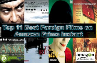 Top 11 Best Foreign Movies on Amazon Prime