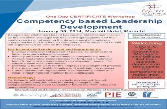 Competency Based Leadership Development 2014 - 15