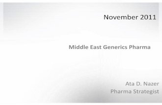 Middle east generic market 2011