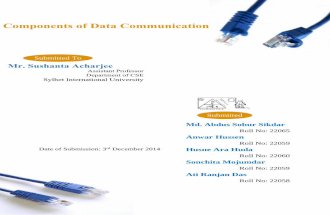 Components of data communication