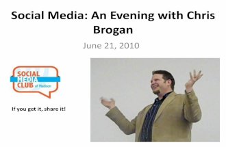Social Media: An Evening with Chris Brogan