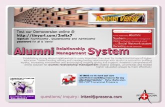 Alumni Software - Relationship Management System