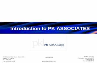 PK ASSOCIATES -- INTRO April 2015