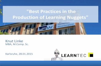 Best Practices in the Production of Learning Nuggets