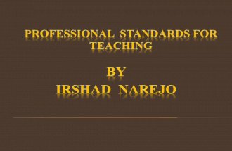Professional standards for teaching