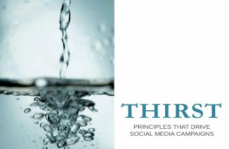 Thirst: What Drives Social Media Campaigns