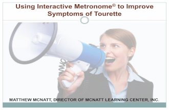 Using Interactive Metronome to Improve Tourette