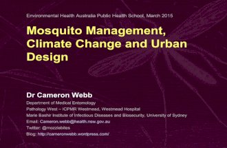 Managing Mosquitoes, Constructed Wetlands and Climate Change