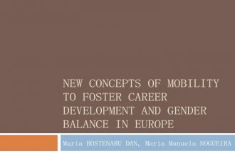 New concepts of mobility to foster career development