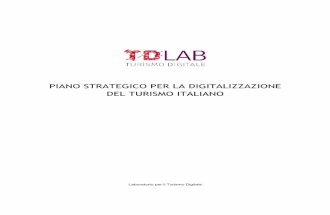 TDLAB: Piano strategico per la digitalizzazione del turismo italiano