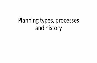 Urban Planning Types, Processes and History