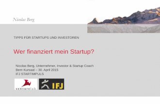 Finanzierung startup IFJ startimpuls bern_april 2015