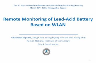 Remote Monitoring of Lead-Acid Battery Based on WLAN