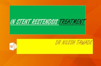 In stent retenosis treatment