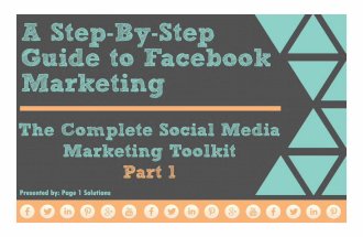 A Step-By-Step Guide to Facebook Marketing