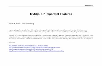 MySQL 5.7 milestone