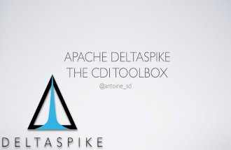 Apache DeltaSpike the CDI toolbox