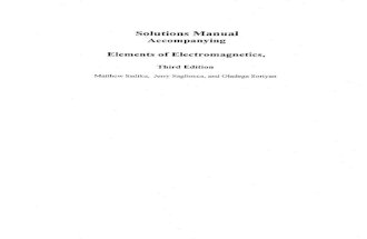 [Oficial] solution book   elements of electromagnetic 3ed sadiku