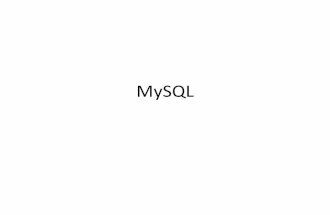 Getting started into mySQL