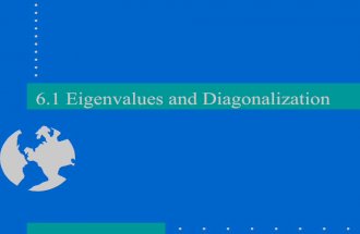 Eighan values and diagonalization