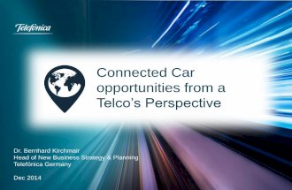 Connected Car opportunities from a Telco’s Perspective