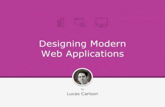 Designing Modern Web Applications
