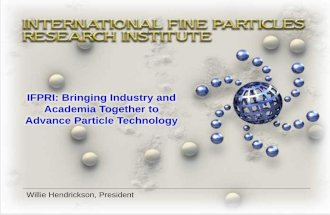 IFPRI: Bringing Industry and Academia Together for Particle Technology