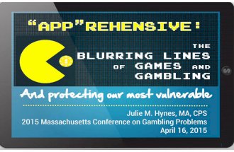 App-rehensive: The Blurring Lines of Games and Gambling