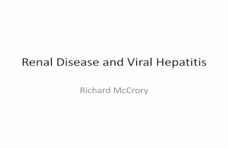 Hepatitis and Renal Disease