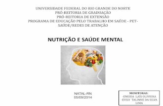 Nutrição e Saúde Mental