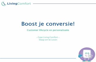 Boost je conversie! Customer Lifecycle & Personalisatie | Living Comfort