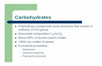 Carbohydrates Biochemistry