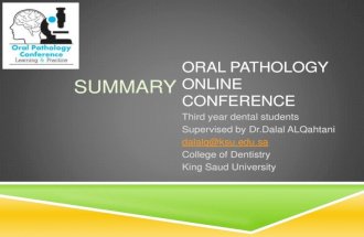 Summary (oral pathology in real life practice)