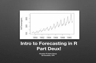 Intro To Forecasting - Part 2 - HRUG