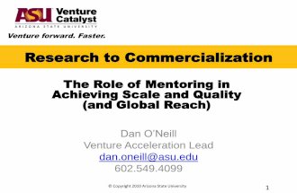 Arizona St - Research to Commercialization - Open 2011