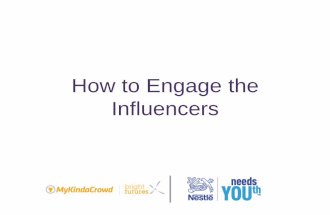 School Leaver Forum - MyKindaCrown & Nestle : How to engage the influencers