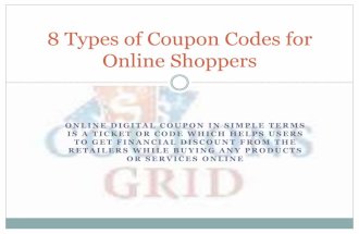8 types of coupon codes for online shoppers   CouponsGrid