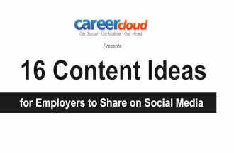 16 Content Ideas for Employers to Share on Social Media