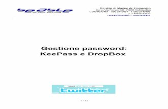 Gestione password: KeePass e DropBox