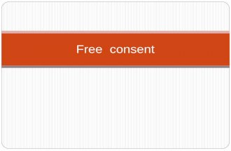 Free  consent