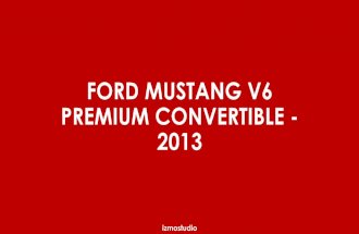 Ford Mustang V6 Premium Convertible 2013 Photo Gallery