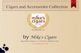 Cigars and accessories collection