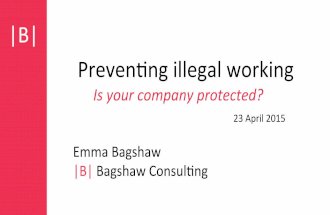 #FIRMday London 23 April 2015 - Emma Bagshaw, Bagshaw Consulting, 'Preventing illegal working'